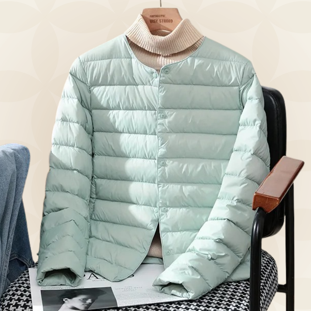 Giacca Donna Imbottita Mezza Stagione - Stile Leggero Comodo e Caldo.