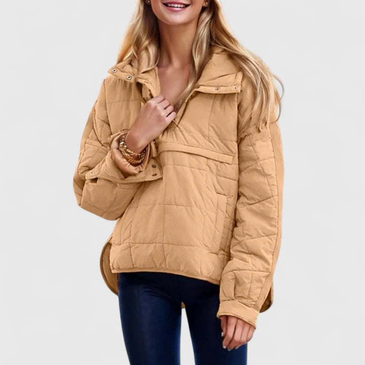 Giacca impermeabile oversize da donna