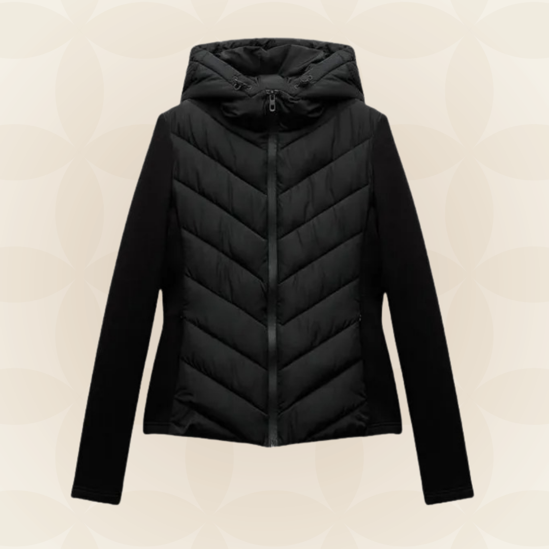 Veste femme de mi-saison à motif – Style chic, original et chaud.