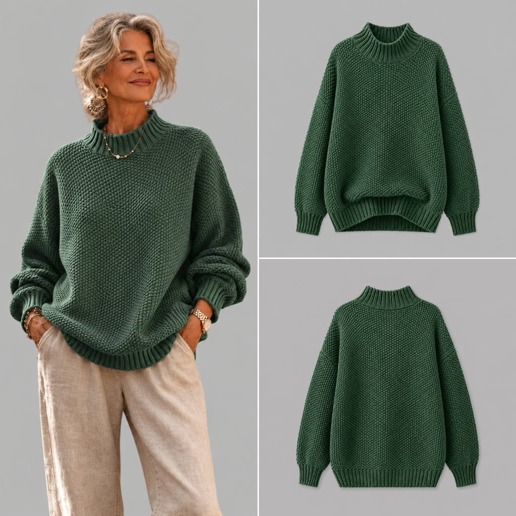 Pull décontracté en maille Ilse - Doux et confortable