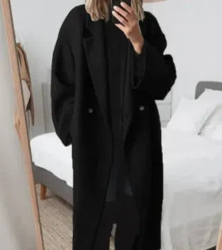 Manteau long pour femme à la coupe décontractée - Chic et polyvalent