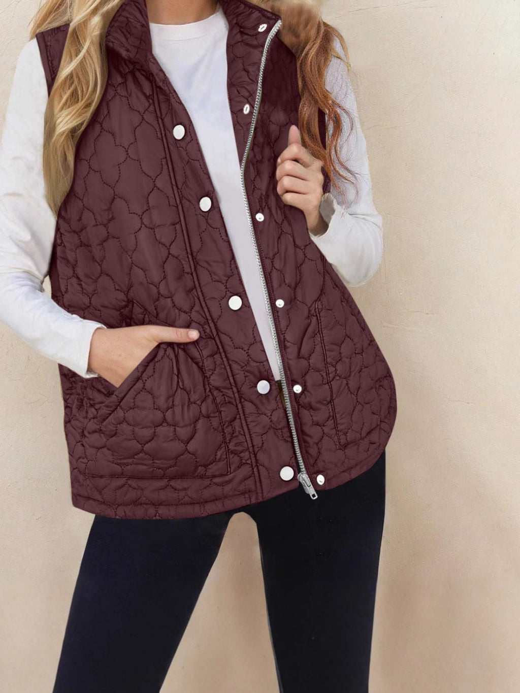 Gilet matelassé femme sans manches - Chaud et pratique
