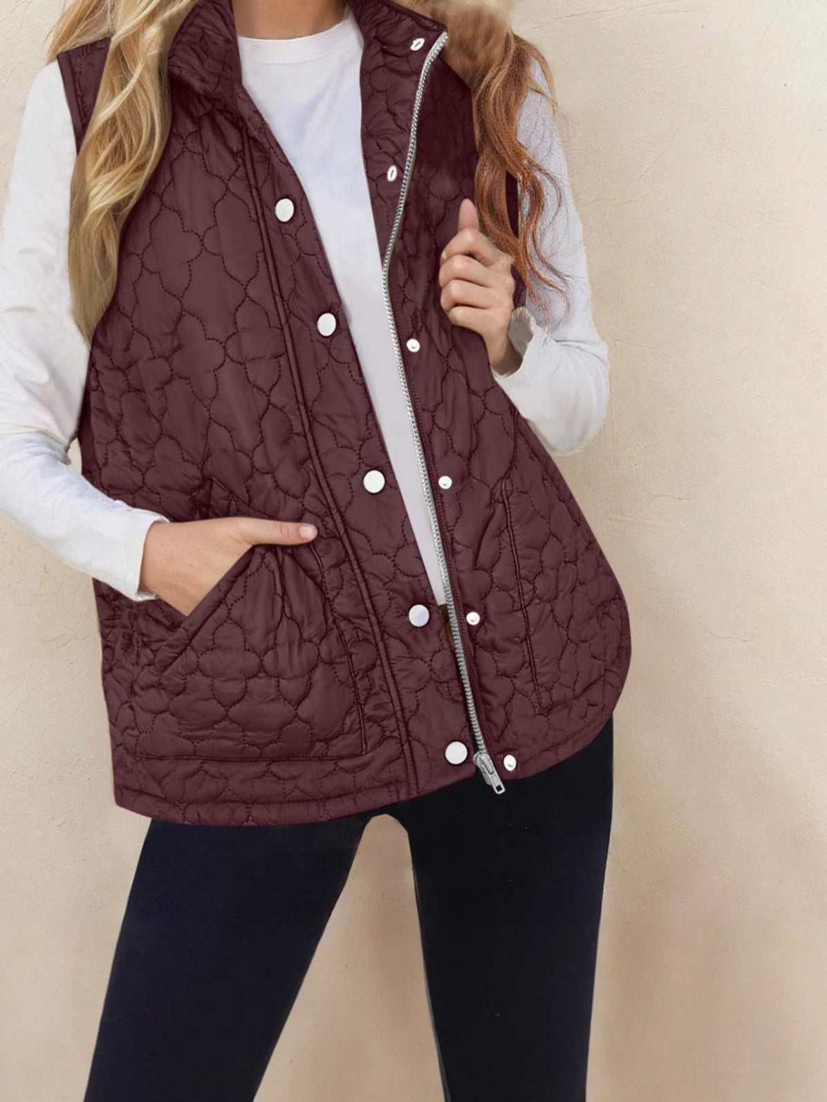 Gilet matelassé femme sans manches - Chaud et pratique