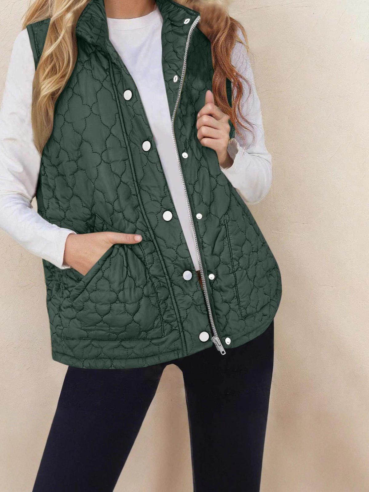 Gilet matelassé femme sans manches - Chaud et pratique