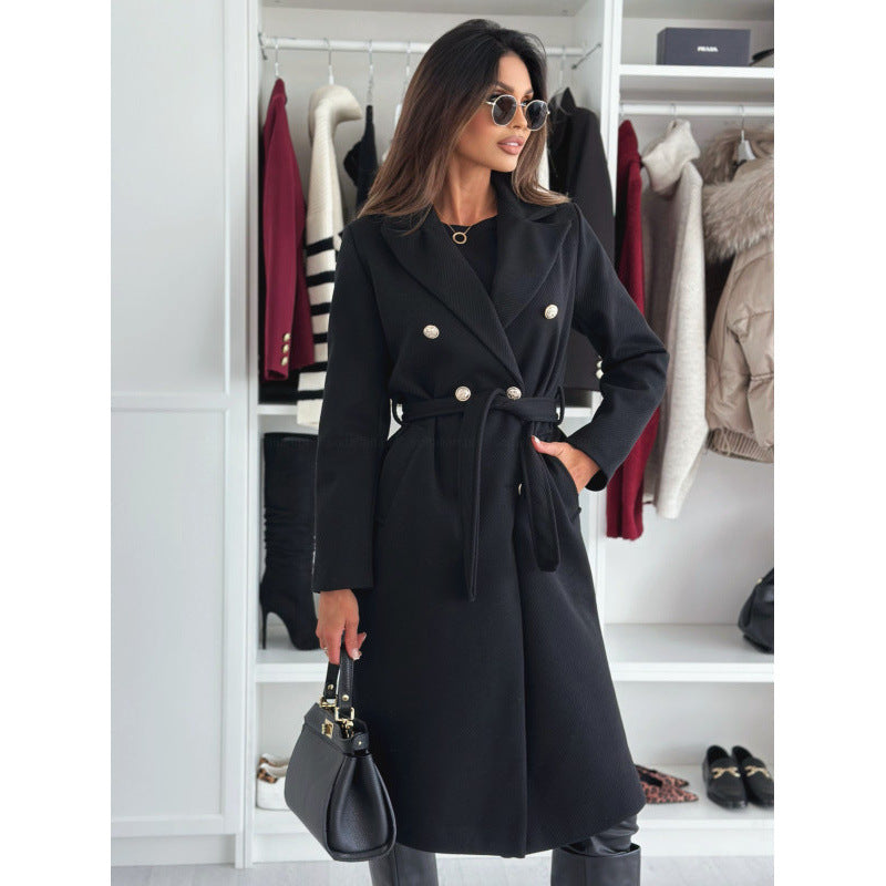 Cape-manteau femme en laine - Britannique et élégant