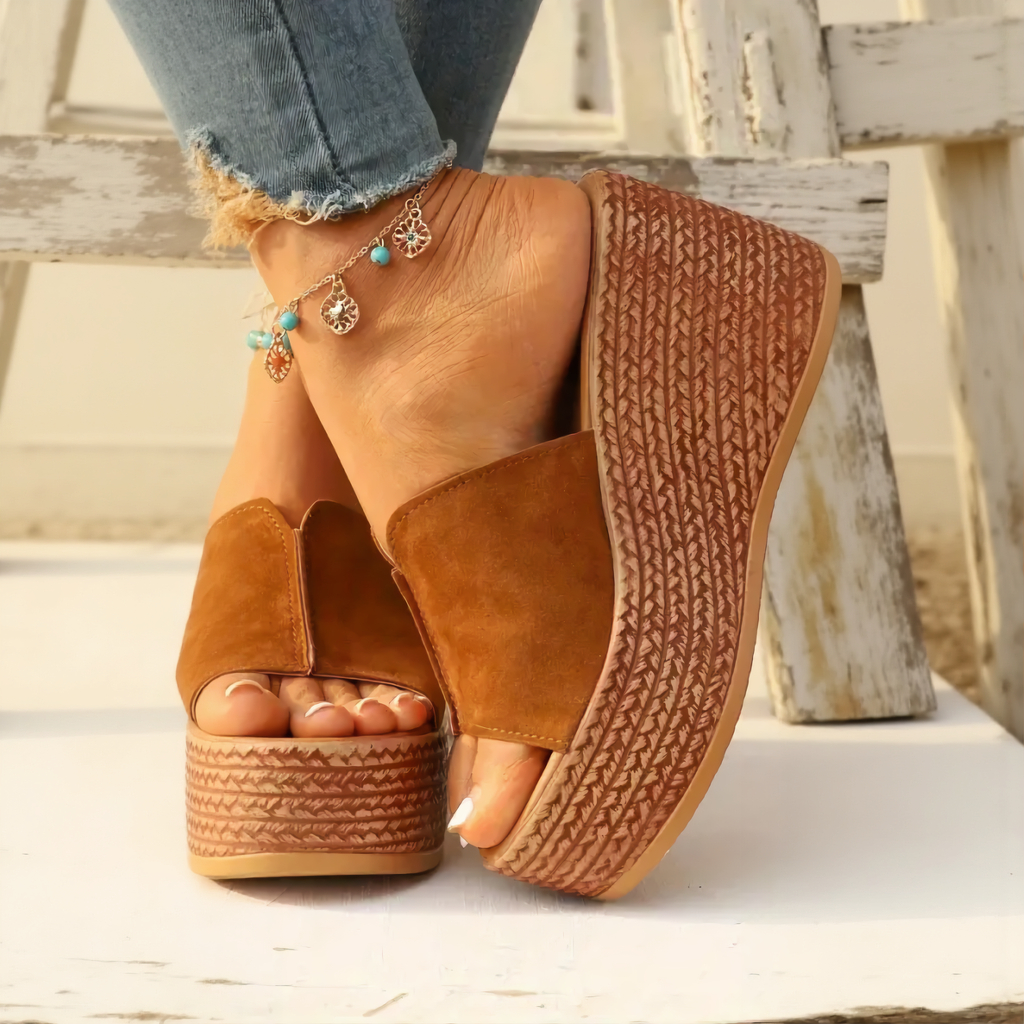 Sandali da donna con platform leggera - Stabili ed estivi