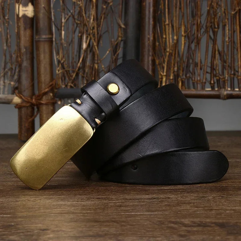 Cintura Hercules con Fibbia in Ottone – Accessorio Versatile Casual & Elegante