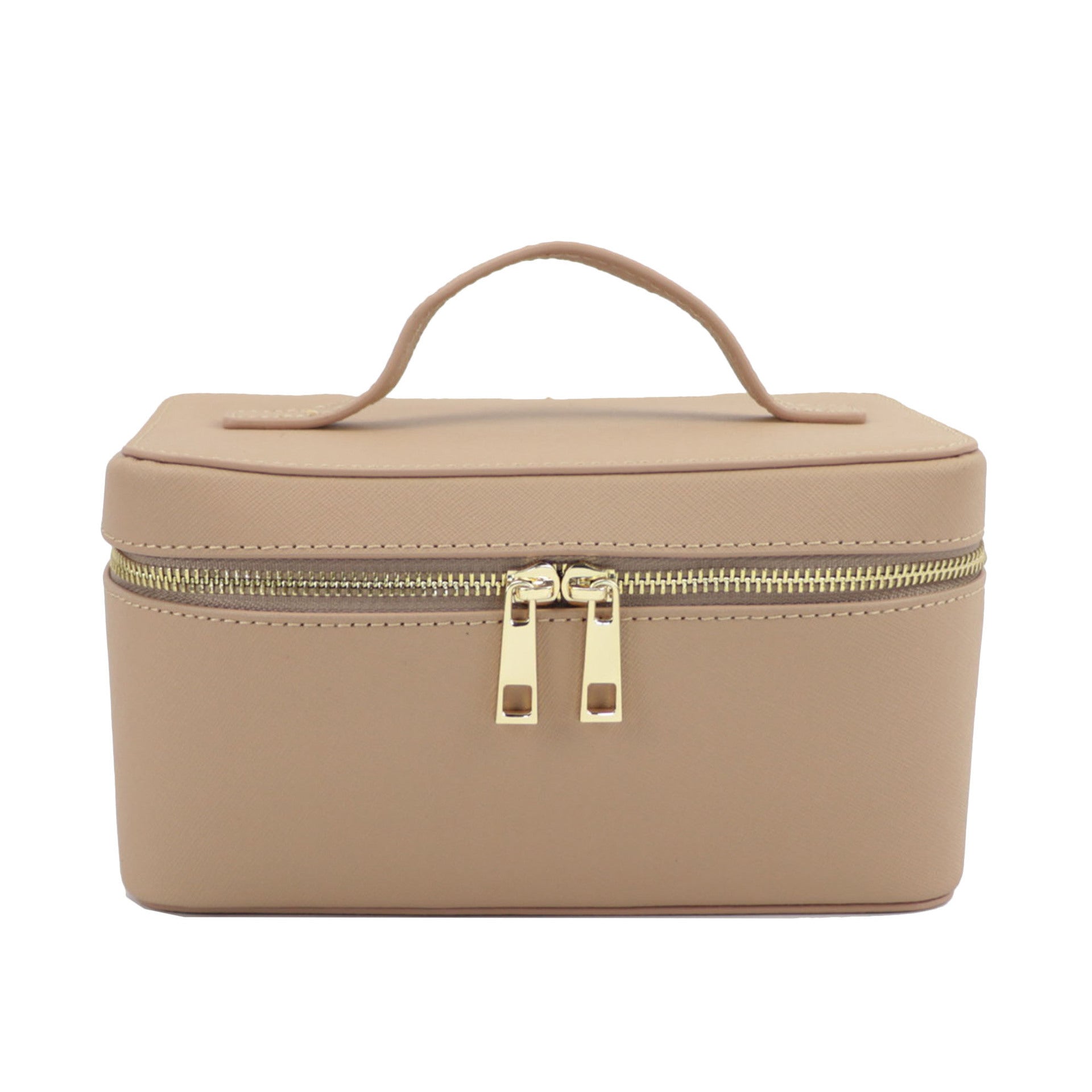 Borsa da toilette da viaggio in crosta di pelle – Borsa da toilette portatile in vera pelle