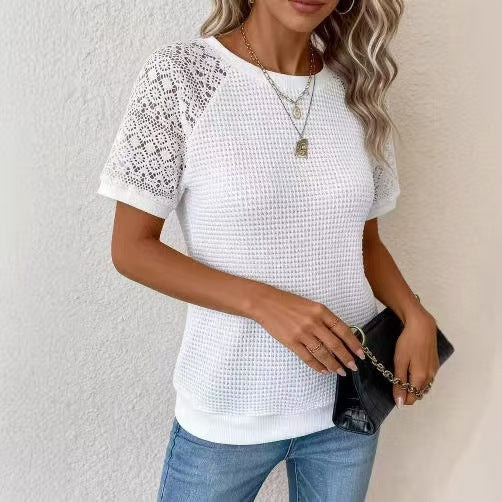 Top donna traforato in pizzo - Leggero e femminile