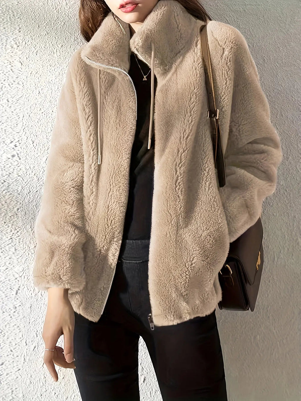 Giacca Donna in Morbido Pile – Stile Casual Caldo per Tutti i Giorni