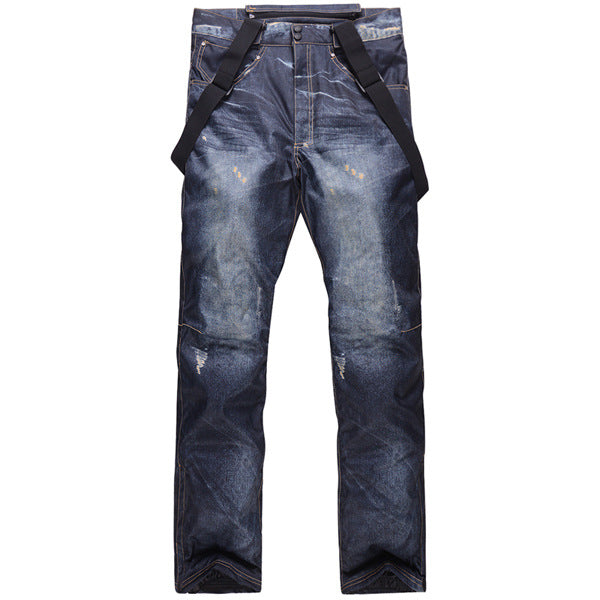 Pantaloni da neve ad alte prestazioni da uomo – Pantaloni da sci invernali impermeabili e traspiranti