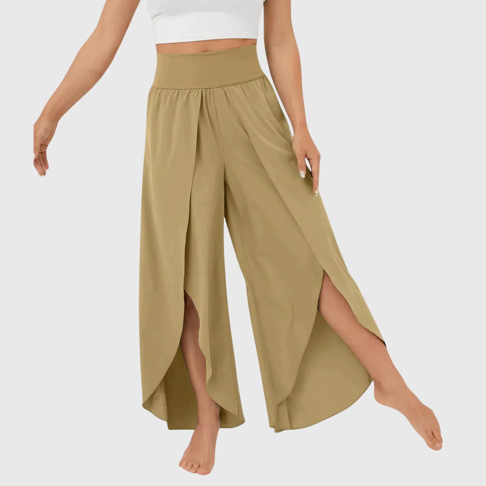 Pantaloni estivi da donna a gamba larga - Comodi e leggeri
