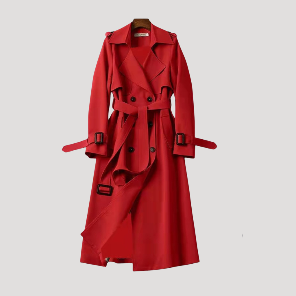 Trench Donna Doppiopetto con Cintura – Stile Elegante Intramontabile