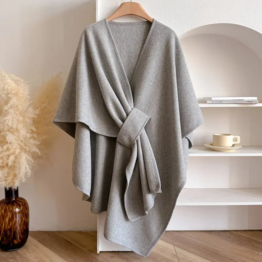 Cappotto scialle antivento di lusso da donna