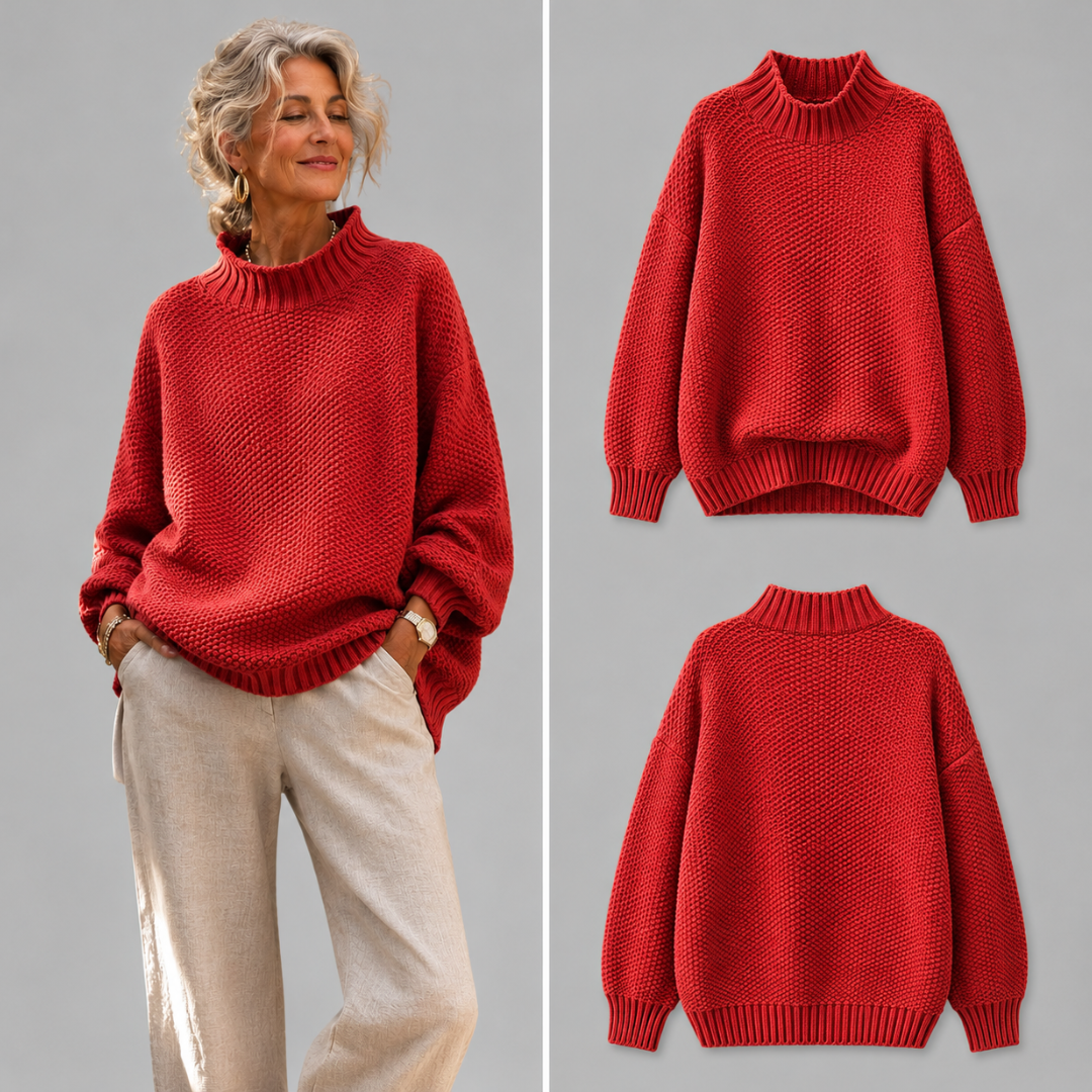 Pull femme en maille décontractée - Doux et décontracté