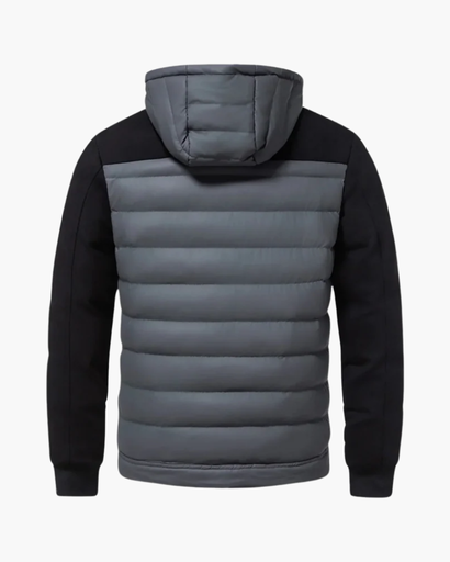 Giacca da uomo trapuntata con cappuccio – Stile urbano e comfort termico