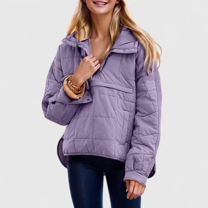 Giacca impermeabile oversize da donna