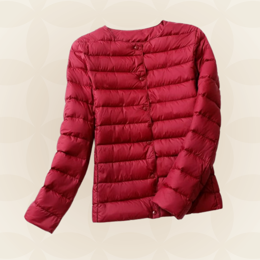 Giacca Donna Imbottita Mezza Stagione - Stile Leggero Comodo e Caldo.