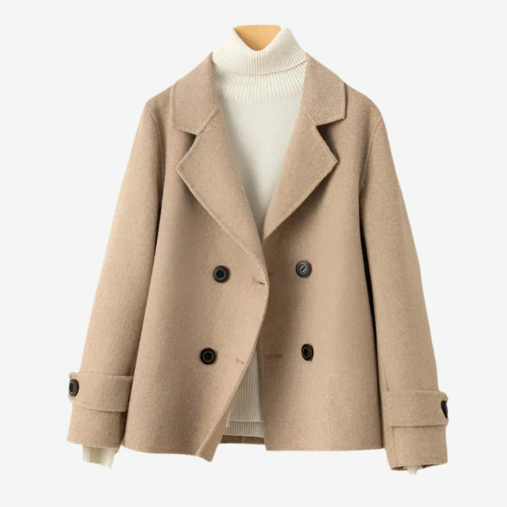 Elegante blazer doppiopetto da donna – Giacca con revers alla moda