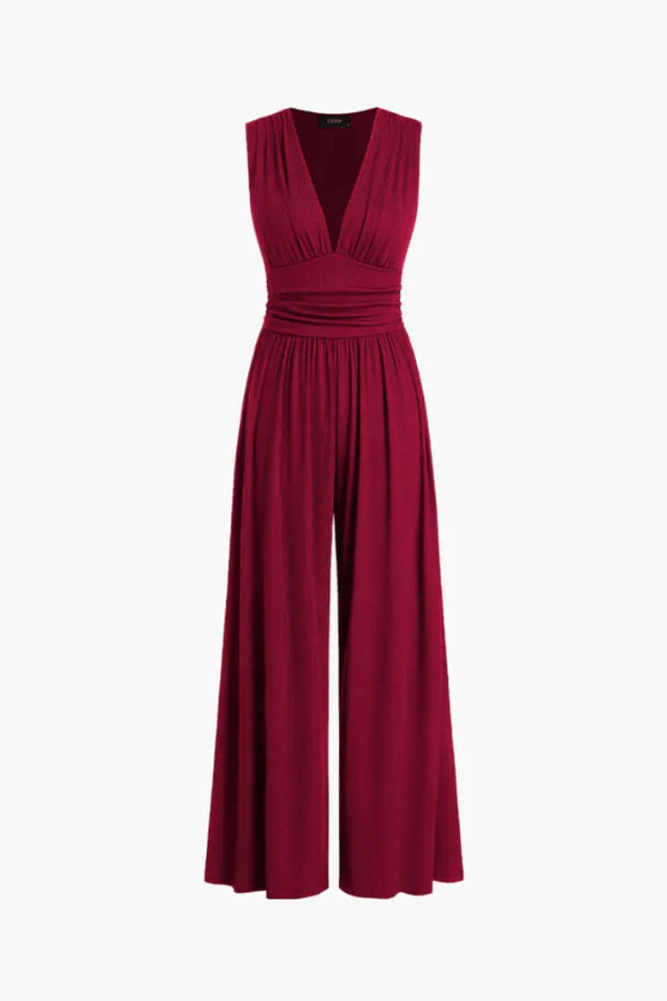 Tuta Felicity Donna - Jumpsuit Elegante con Scollo a V