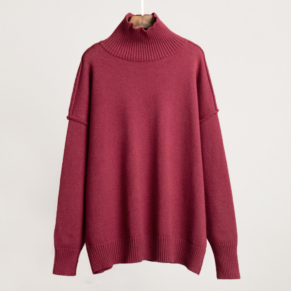 Maglione dolcevita donna spesso - Caldo e casual