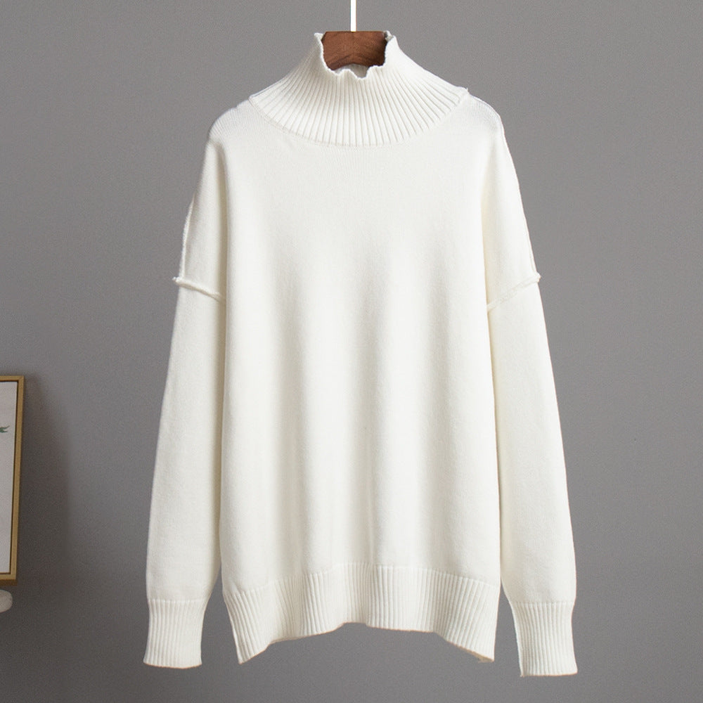 Maglione dolcevita donna spesso - Caldo e casual