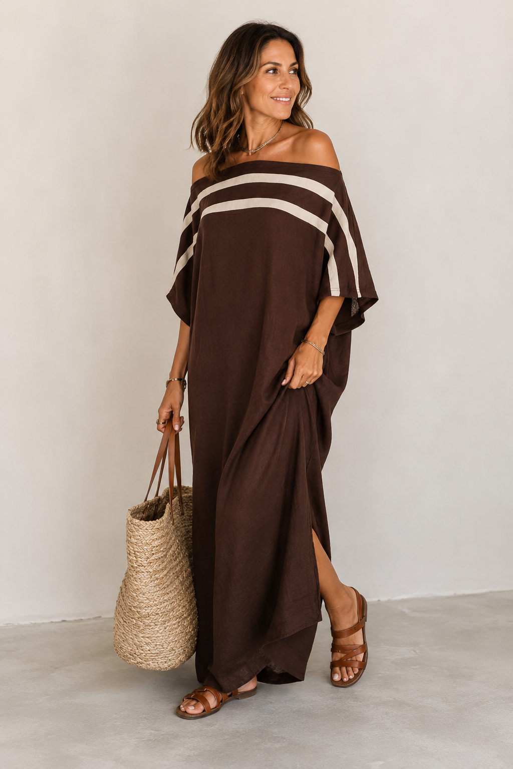 Abito maxi fluido da donna - Leggero ed elegante