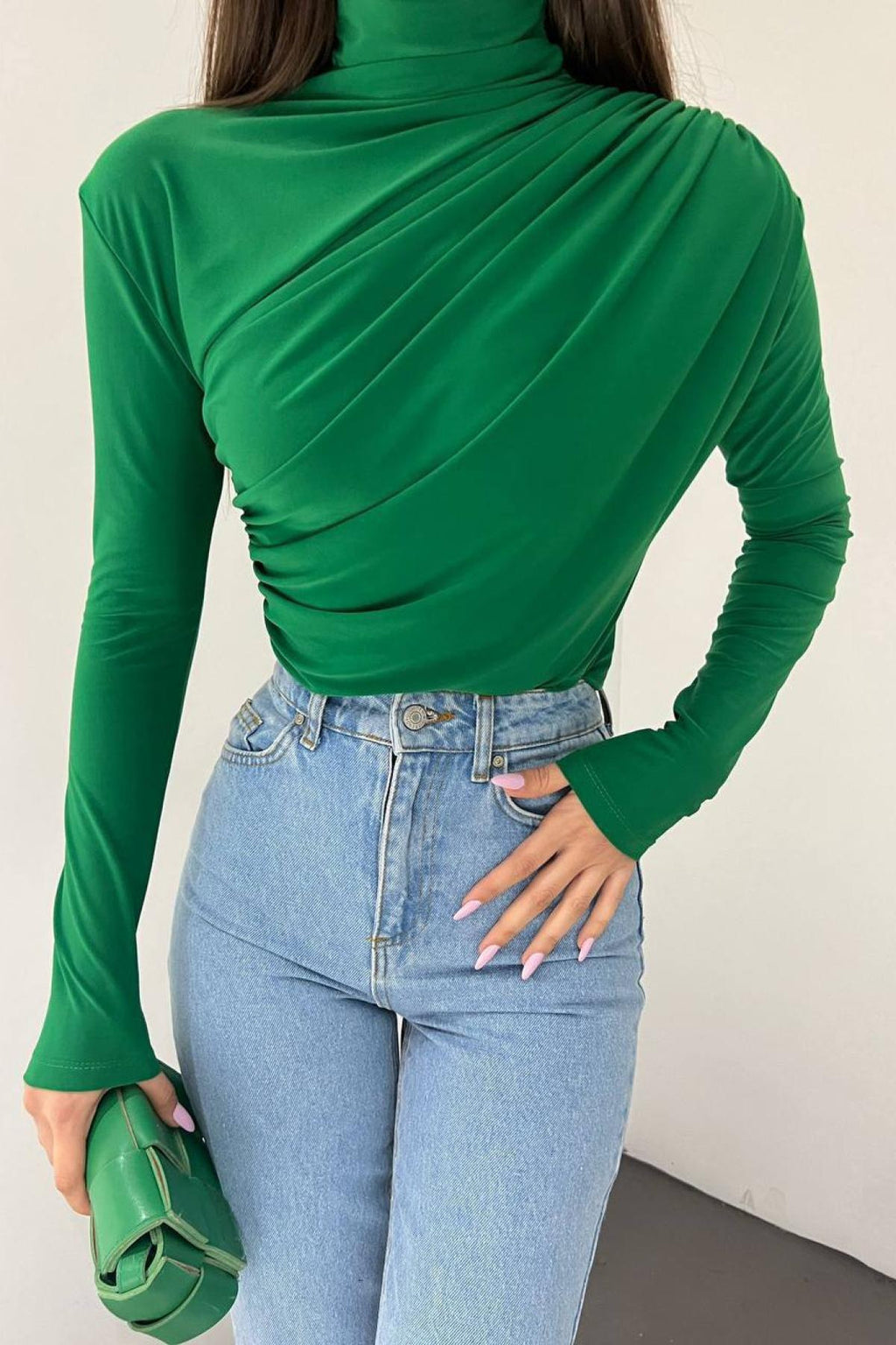 Top basique à manches longues pour femme - Simple et doux