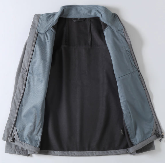 Giacca softshell da uomo per attività all'aperto – Giacca casual premium con cerniera