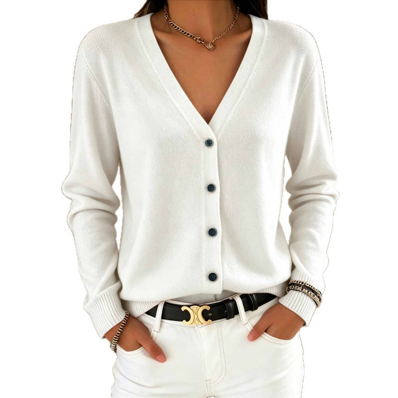 Cardigan donna con scollo a V - Morbido e versatile