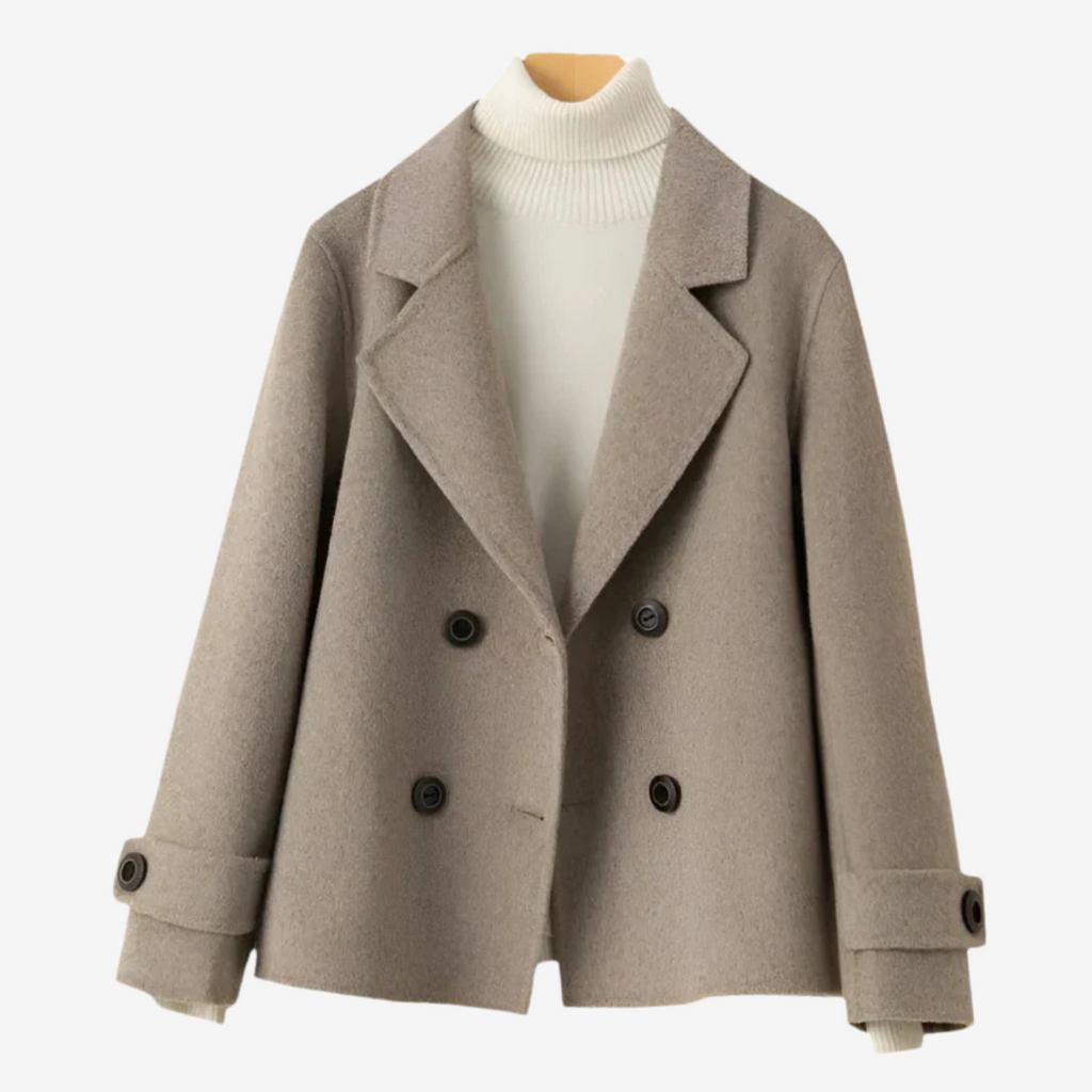 Elegante blazer doppiopetto da donna – Giacca con revers alla moda