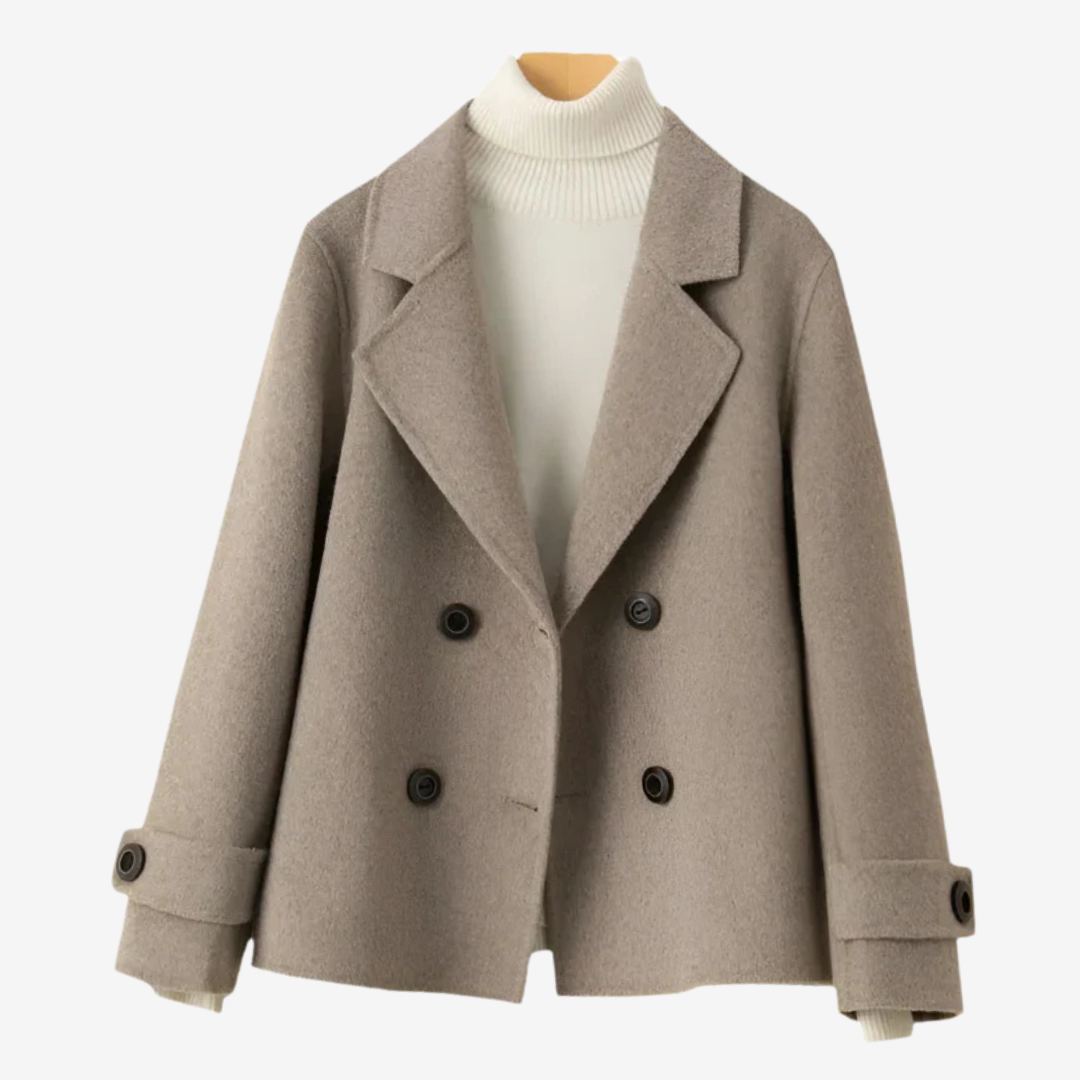 Elegante blazer doppiopetto da donna – Giacca con revers alla moda