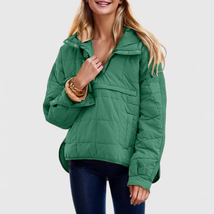 Giacca impermeabile oversize da donna