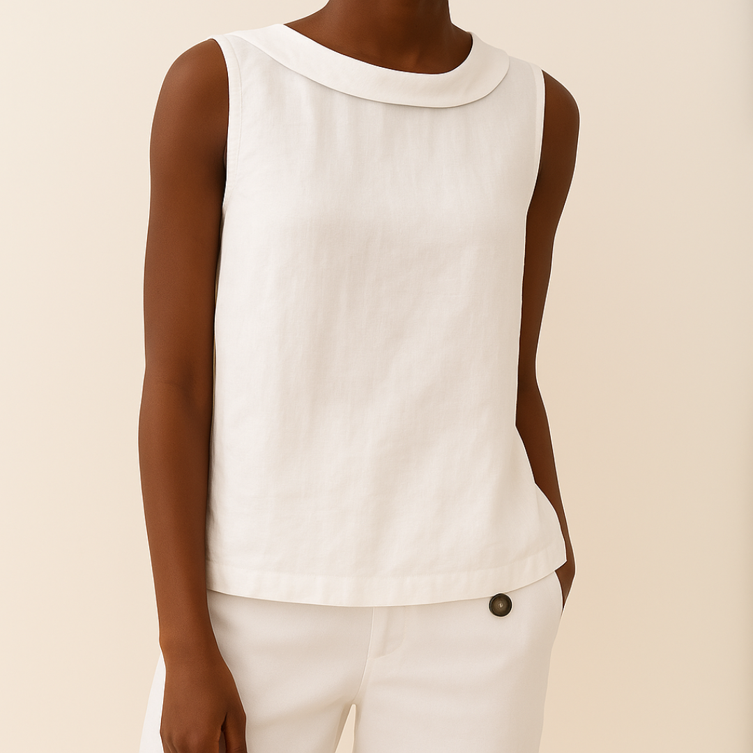 Top da donna senza maniche a collo alto – Stile casual, elegante e minimalista