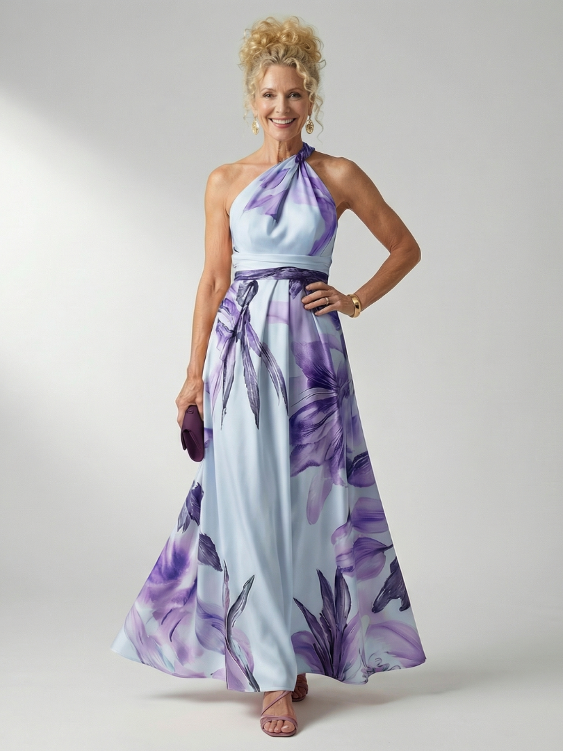Abito maxi floreale leggero da donna - Delicato e femminile