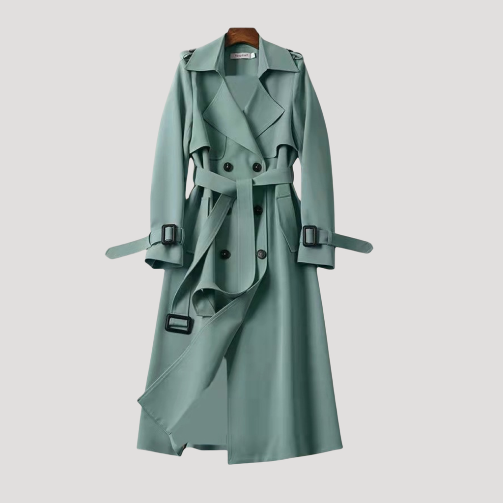 Trench Donna Doppiopetto con Cintura – Stile Elegante Intramontabile