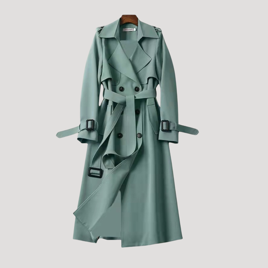 Trench Donna Doppiopetto con Cintura – Stile Elegante Intramontabile