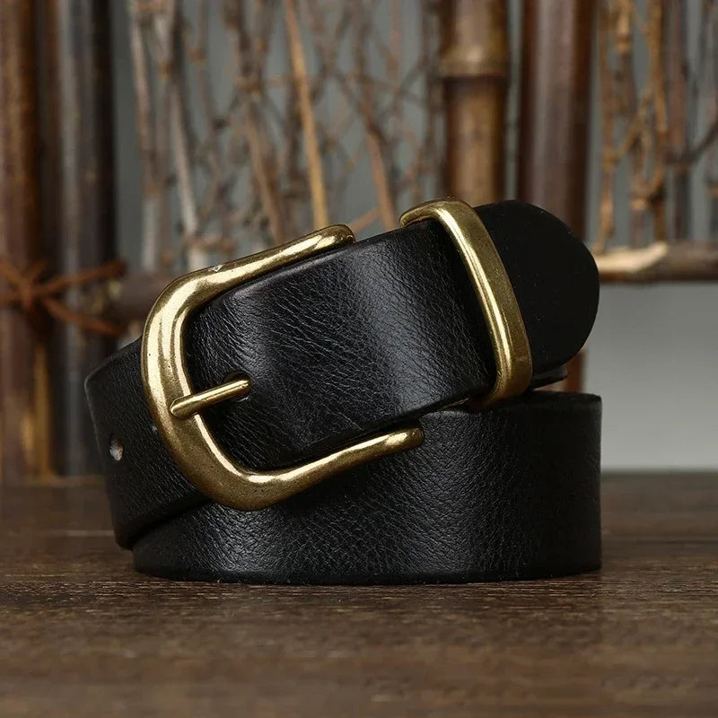 Cintura Classica Ares in Pelle Artigianale – Stile Premium Resistente Casual ed Elegante