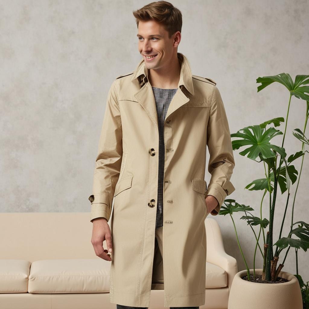 Giacca classica elegante e calda da uomo