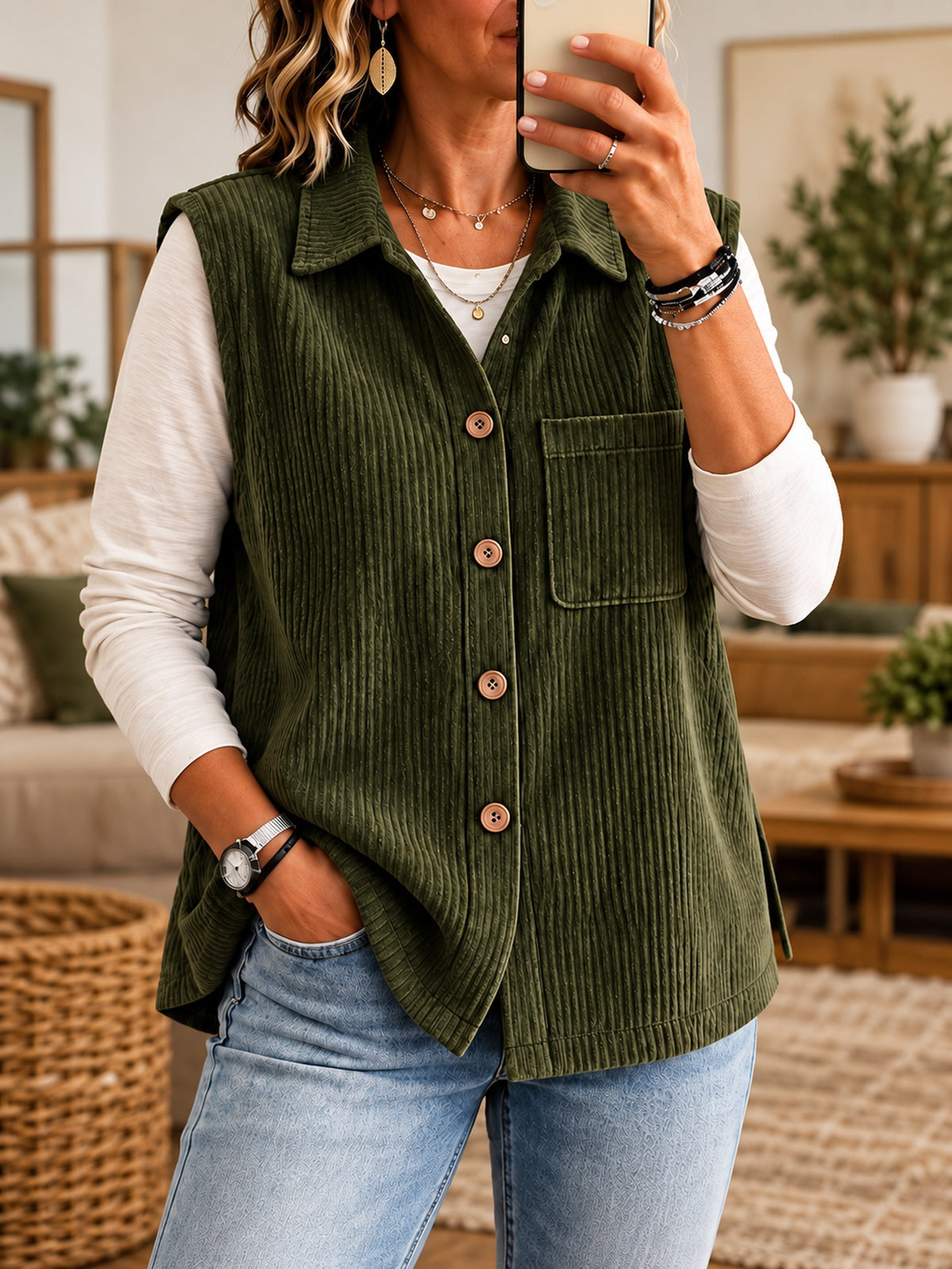 Flowy women's blouse - Elegant and effortless