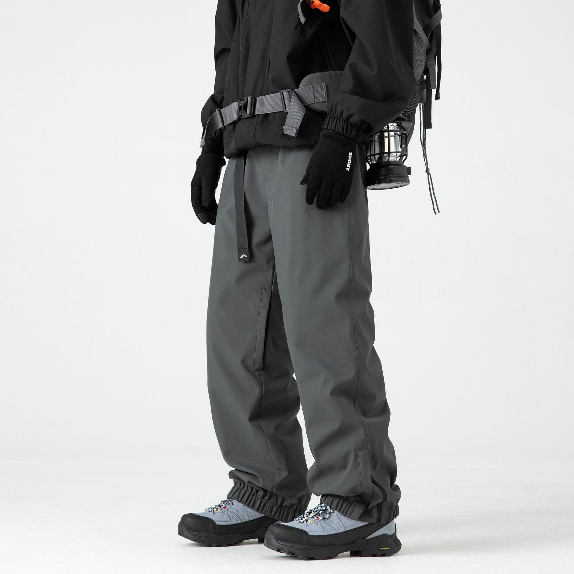 Pantaloni da snowboard impermeabili da uomo con bretelle – Pantaloni da sci invernali isolati