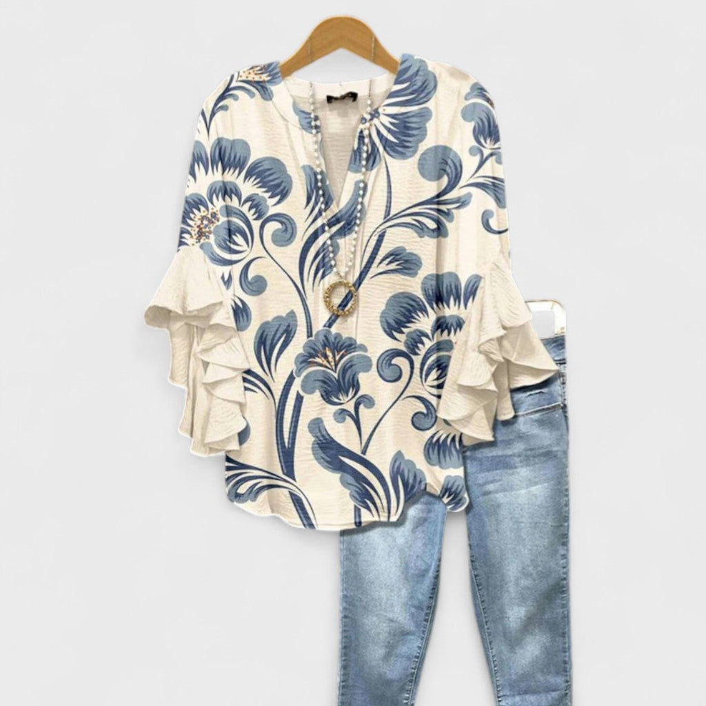 Light and elegant summer women's T-shirt – Fresh and versatile feminine style