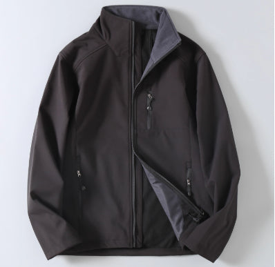 Giacca softshell da uomo per attività all'aperto – Giacca casual premium con cerniera