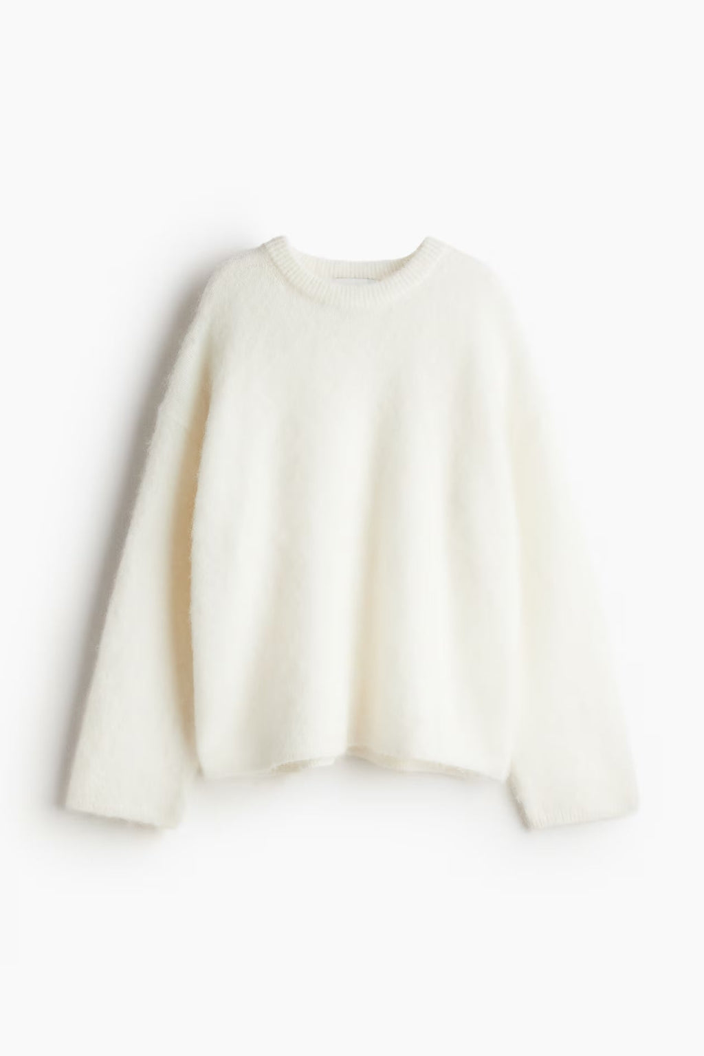 Lussuoso maglione oversize da donna – Maglione ampio in misto mohair