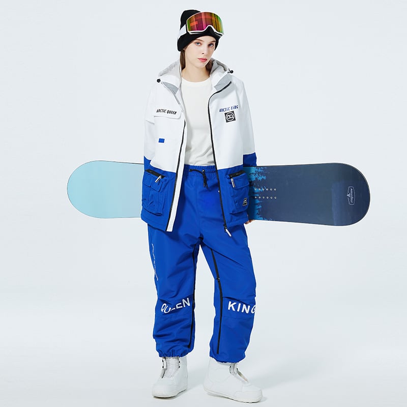 Completo da sci invernale unisex – Tuta da neve traspirante e isolante in due pezzi