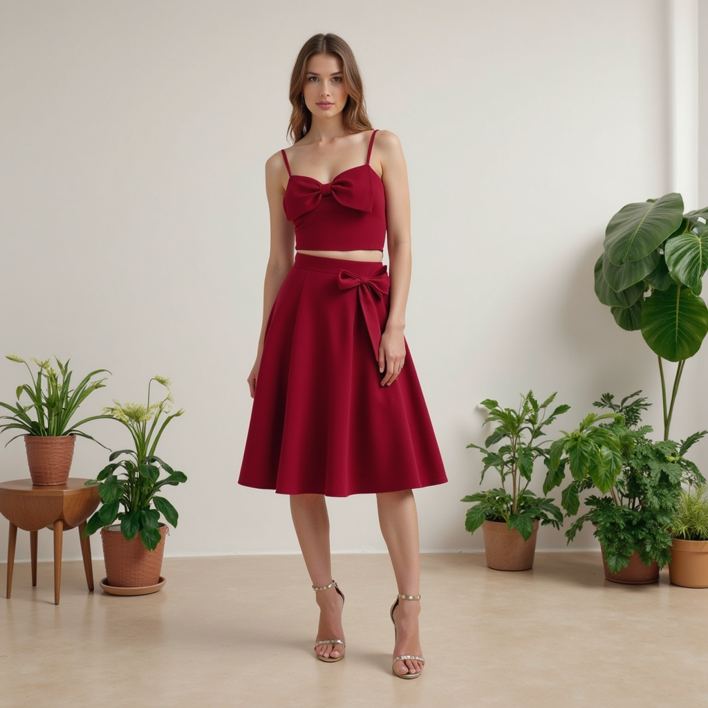 Gonna classica da donna a forma di cintura