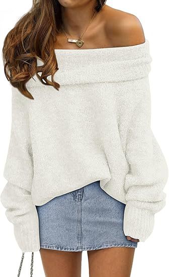 Maglione donna a maniche lunghe in tinta unita - Morbido e versatile