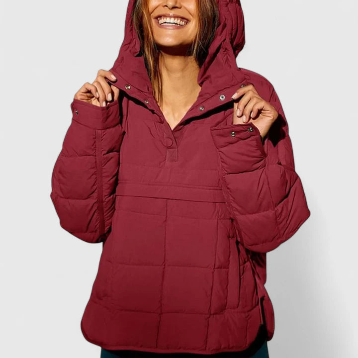 Giacca impermeabile oversize da donna