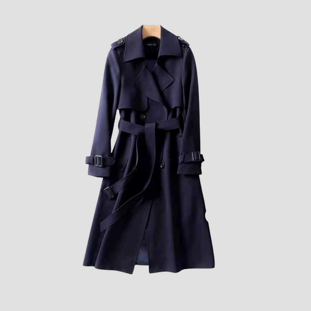 Trench Donna Doppiopetto con Cintura – Stile Elegante Intramontabile