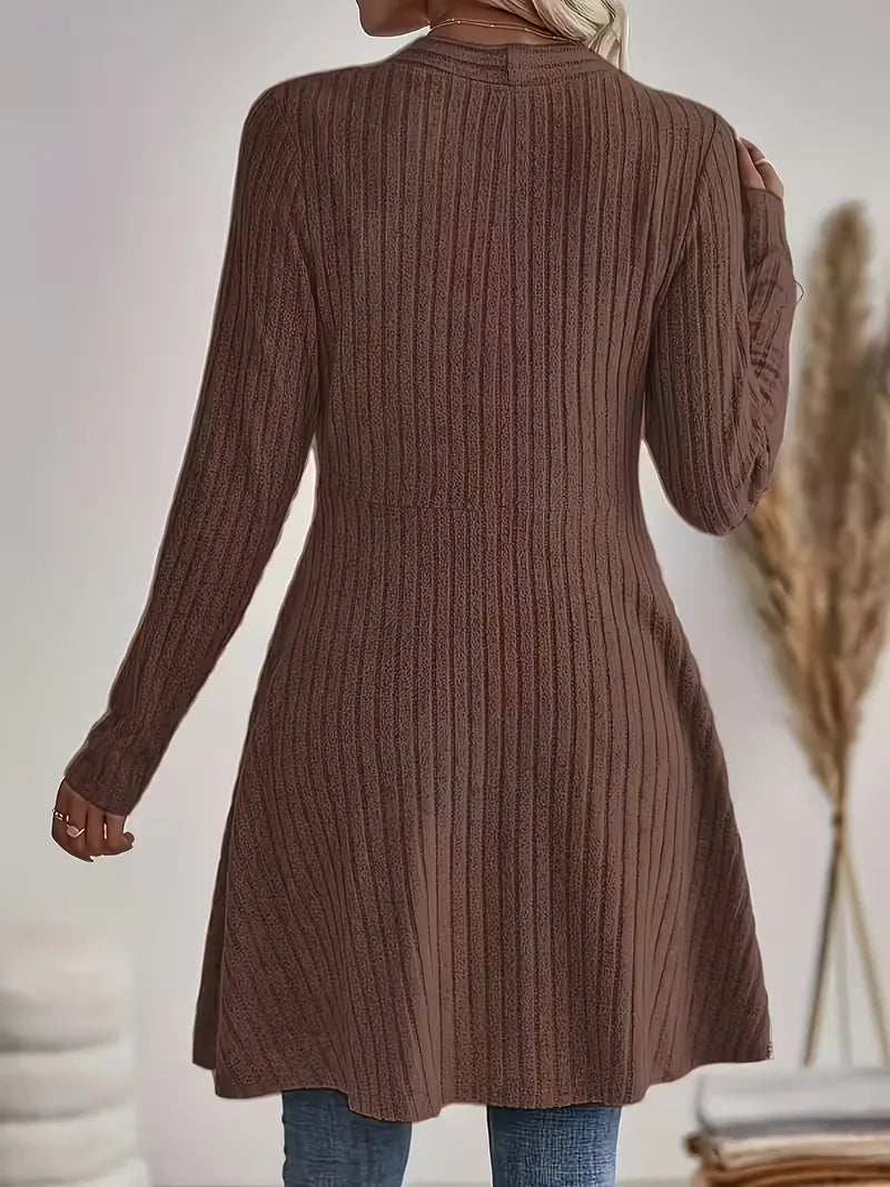 Cardigan femme à col en V - Doux et intemporel